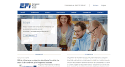 Desktop Screenshot of efinvest.ro